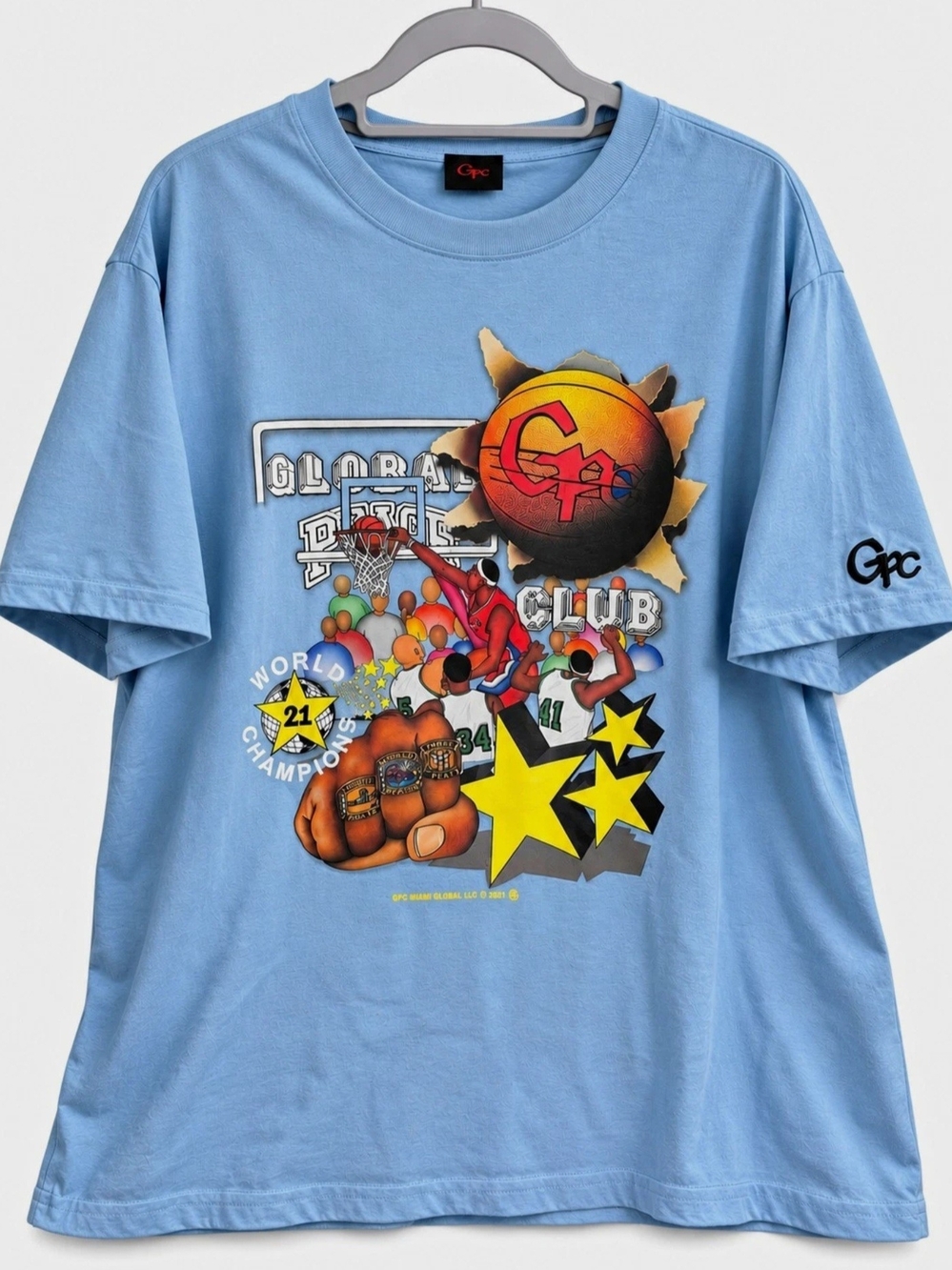 Global Pistol Club Basketball World Champions Tee XL